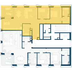 Квартира 110,4 м², 3-комнатная - изображение 2