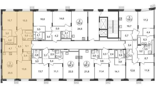 192 м², 4-комнатная квартира 168 126 256 ₽ - изображение 131