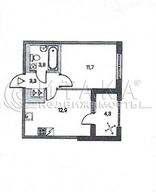 Квартира 36 м², 1-комнатная - изображение 1