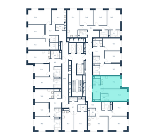 47,6 м², 1-комнатная квартира 25 544 778 ₽ - изображение 26