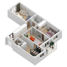 Квартира 96,1 м², 3-комнатная - изображение 3