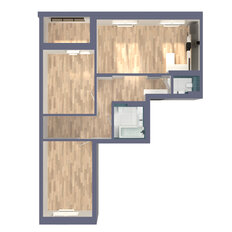 Квартира 81,9 м², 3-комнатная - изображение 5