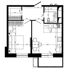 Квартира 46,3 м², 1-комнатная - изображение 2