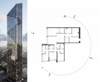 184,7 м², 3-комнатные апартаменты 263 863 168 ₽ - изображение 177