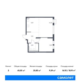 35,2 м², 2-комнатная квартира 8 800 000 ₽ - изображение 81