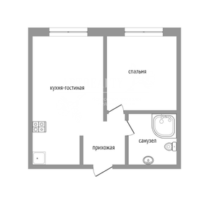 Квартира 38,4 м², 2-комнатная - изображение 1