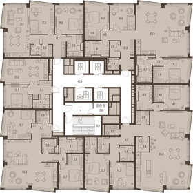 137,6 м², 3-комнатная квартира 101 821 032 ₽ - изображение 122