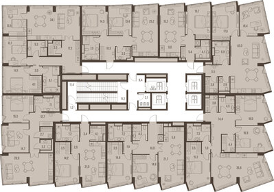 127 м², 4-комнатные апартаменты 76 200 000 ₽ - изображение 158