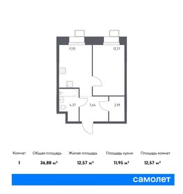 37,1 м², 1-комнатные апартаменты 10 000 000 ₽ - изображение 104