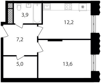 33 м², 1-комнатная квартира 9 500 000 ₽ - изображение 124