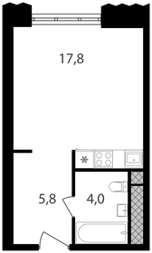 20 м², квартира-студия 7 100 000 ₽ - изображение 110