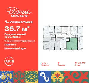 40,3 м², 1-комнатная квартира 9 300 000 ₽ - изображение 25