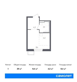 16 м², квартира-студия 5 700 000 ₽ - изображение 111