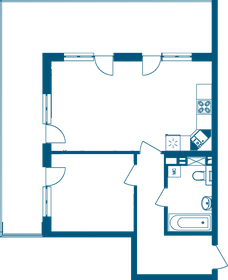 31,8 м², 1-комнатная квартира 11 399 000 ₽ - изображение 124