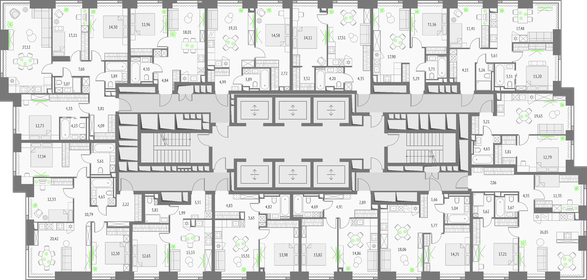 40 м², 1-комнатная квартира 13 500 000 ₽ - изображение 189