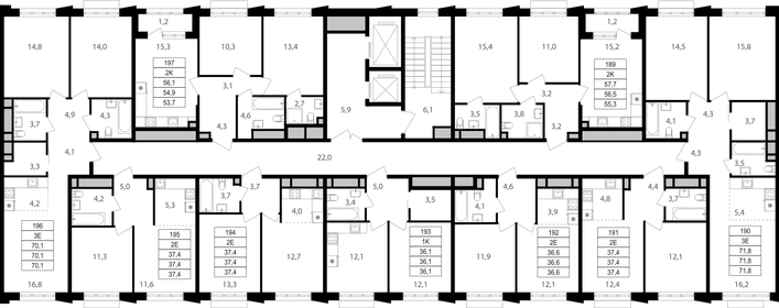 Квартира 37,4 м², 2-комнатная - изображение 2
