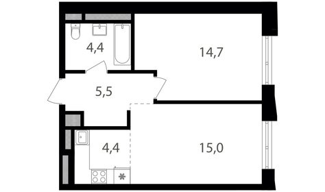 47 м², 2-комнатная квартира 12 800 000 ₽ - изображение 105