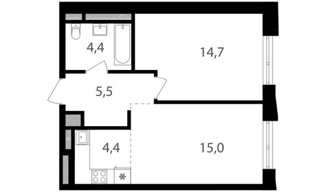 47 м², 2-комнатная квартира 12 800 000 ₽ - изображение 112