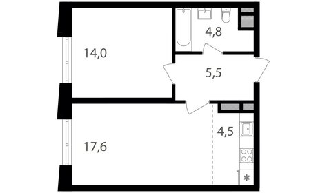 59,7 м², 3-комнатная квартира 15 800 000 ₽ - изображение 128