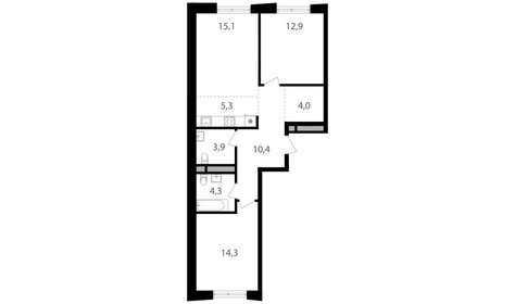 67,8 м², 3-комнатная квартира 19 000 000 ₽ - изображение 104
