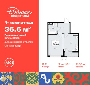 36,6 м², 1-комнатная квартира 8 921 346 ₽ - изображение 10