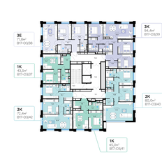 Квартира 45 м², 1-комнатная - изображение 2