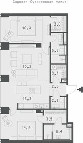72 м², 2-комнатная квартира 28 980 000 ₽ - изображение 173