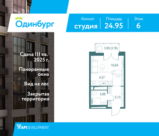 28,7 м², квартира-студия 6 200 000 ₽ - изображение 140