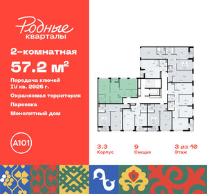 Квартира 57,2 м², 2-комнатная - изображение 2