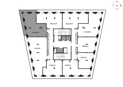 Квартира 75,5 м², 2-комнатная - изображение 2