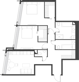 111 м², 2-комнатные апартаменты 149 000 000 ₽ - изображение 137