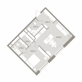 50,8 м², 2-комнатные апартаменты 45 364 400 ₽ - изображение 79