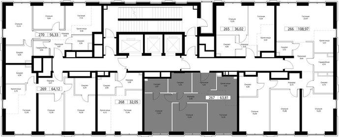 Квартира 63,8 м², 2-комнатная - изображение 2