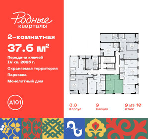 Квартира 37,6 м², 2-комнатная - изображение 2