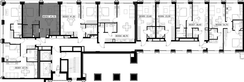 37,5 м², 1-комнатная квартира 10 200 000 ₽ - изображение 114