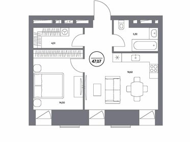 19 м², апартаменты-студия 5 050 000 ₽ - изображение 162