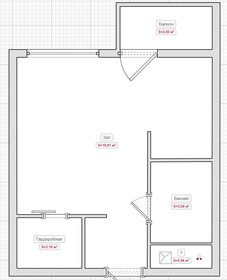 Квартира 27 м², студия - изображение 1