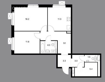 71 м², 3-комнатная квартира 16 900 000 ₽ - изображение 90