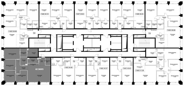 103 м², 3-комнатная квартира 63 351 152 ₽ - изображение 102