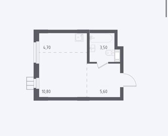 Квартира 24,6 м², студия - изображение 1