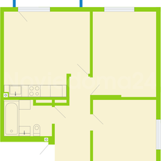 Квартира 53,7 м², 3-комнатная - изображение 4