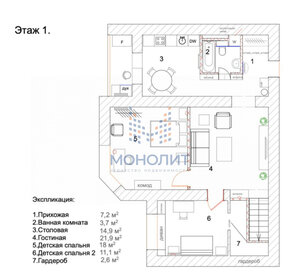 320 м², 7-комнатная квартира 318 455 552 ₽ - изображение 114