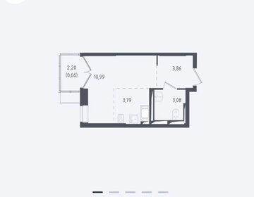 Квартира 23 м², студия - изображение 3