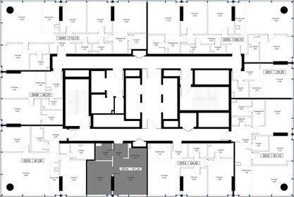 40,8 м², 1-комнатная квартира 28 058 676 ₽ - изображение 102