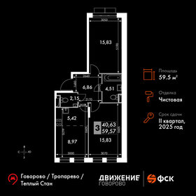 114,5 м², 3-комнатная квартира 30 000 000 ₽ - изображение 157