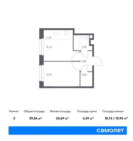 39,8 м², 1-комнатная квартира 9 300 000 ₽ - изображение 83