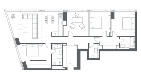 190,4 м², 5-комнатные апартаменты 180 000 000 ₽ - изображение 106
