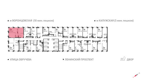 63 м², 3-комнатная квартира 19 100 000 ₽ - изображение 167