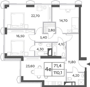 97,6 м², 4-комнатная квартира 42 373 432 ₽ - изображение 61