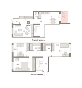 Квартира 197,4 м², 4-комнатная - изображение 1